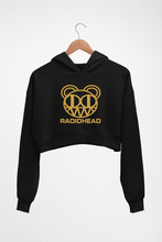 Load image into Gallery viewer, Radiohead Crop HOODIE FOR WOMEN-Black-Ektarfa.online
