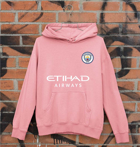 Manchester City F.C 2021-22 Unisex Hoodie for Men/Women-S(40 Inches)-Light Pink-Ektarfa.online