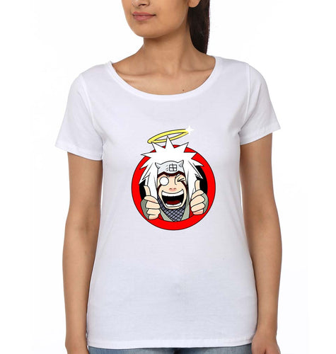 Jiraiya T-Shirt for Women-White-Ektarfa.online
