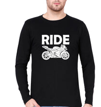 Load image into Gallery viewer, Ride Superbike Full Sleeves T-Shirt for Men-Black-Ektarfa.online
