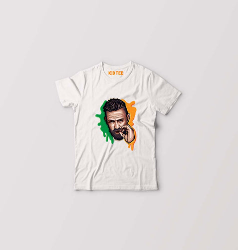 Conor McGregor Kids T-Shirt for Boy/Girl-White-Ektarfa.online
