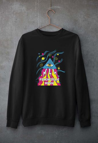 Psychedelic Music Unisex Sweatshirt for Men/Women-Black-Ektarfa.online