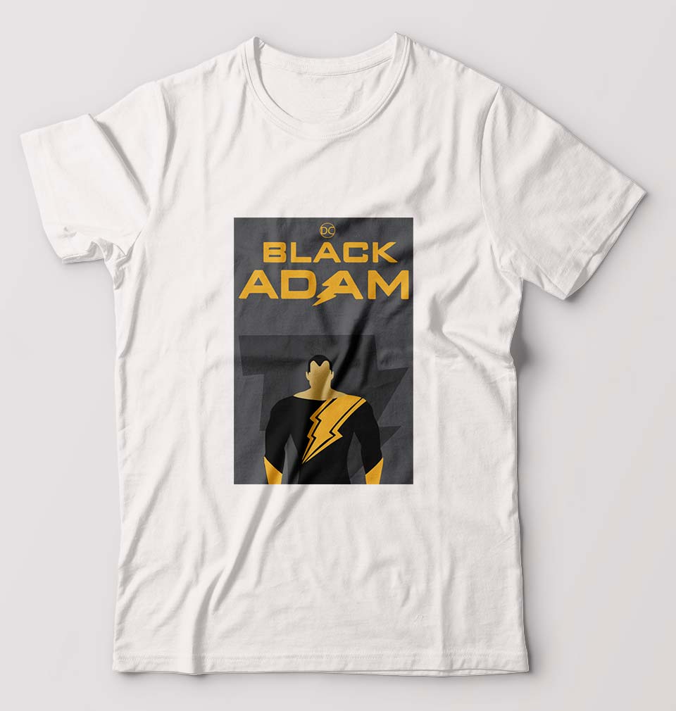 Black Adam T-Shirt for Men-S(38 Inches)-White-Ektarfa.online