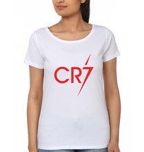Load image into Gallery viewer, Cristiano Ronaldo CR7 T-Shirt for Womenasvgbfc-White-Ektarfa.online
