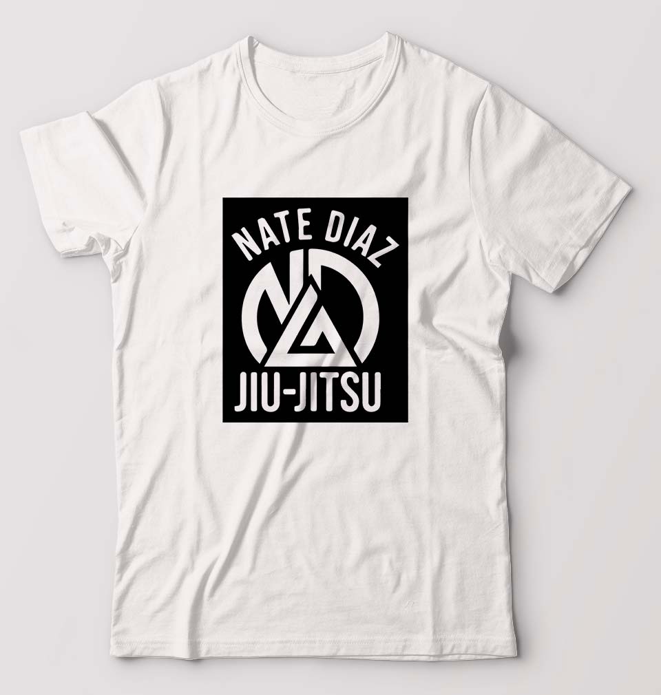 Nate Diaz UFC T-Shirt for Men-White-Ektarfa.online