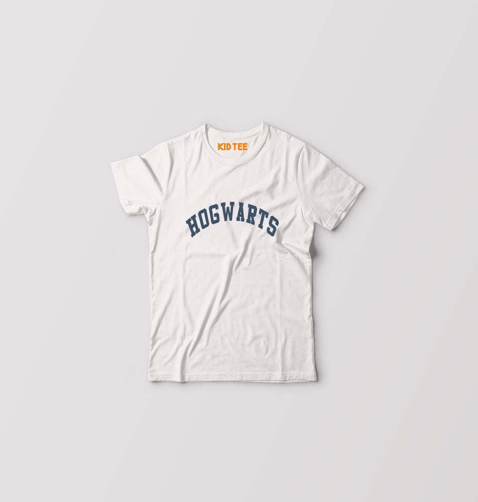 Harry Potter Hogwarts Kids T-Shirt for Boy/Girl-White-Ektarfa.online