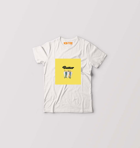BTS Butter Kids T-Shirt for Boy/Girl-White-Ektarfa.online
