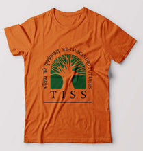 Load image into Gallery viewer, Tata Institute of Social Sciences (TISS) T-Shirt for Men-Orange-Ektarfa.online
