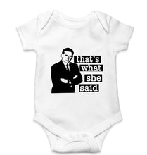 Load image into Gallery viewer, Michael Scott That&#39;s What She Said Kids Romper For Baby Boy/Girl-White-Ektarfa.online
