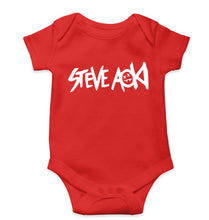 Load image into Gallery viewer, Steve Aoki Kids Romper For Baby Boy/Girl-0-5 Months(18 Inches)-Red-Ektarfa.online
