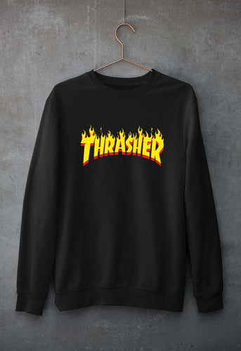 Thrasher Unisex Sweatshirt for Men/WomenBlack-Ektarfa.co.in