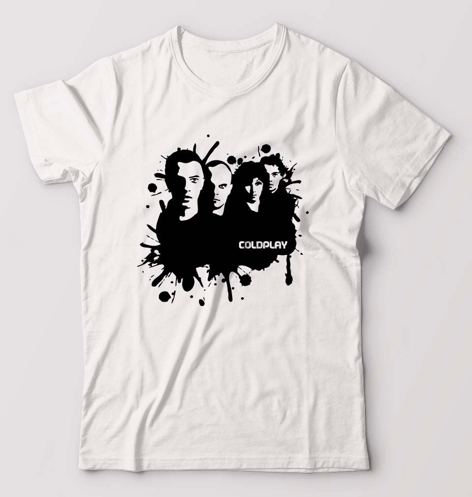 Coldplay T-Shirt for Men-White-Ektarfa.online