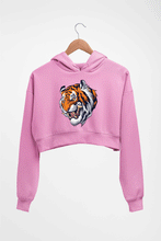 Load image into Gallery viewer, Tiger Crop HOODIE FOR WOMEN-Light Baby Pink-Ektarfa.online
