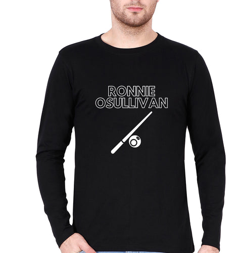 Ronnie O'Sullivan Snookerf Full Sleeves T-Shirt for Men-Black-Ektarfa.online