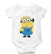 Load image into Gallery viewer, Minion Kids Romper For Baby Boy/Girl-0-5 Months(18 Inches)-White-Ektarfa.online
