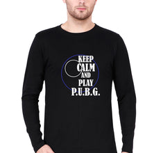 Load image into Gallery viewer, PUBG Keep Calm And Play Pubg T Full Sleeves T-Shirt for Men-Black-Ektarfa.online
