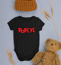 Load image into Gallery viewer, Popeye Kids Romper For Baby Boy/Girl-0-5 Months(18 Inches)-Black-Ektarfa.online
