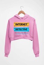 Load image into Gallery viewer, Internet Crop HOODIE FOR WOMEN-Light Baby Pink-Ektarfa.online
