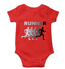 Load image into Gallery viewer, Runner Running Kids Romper For Baby Boy/Girl-0-5 Months(18 Inches)-RED-Ektarfa.online
