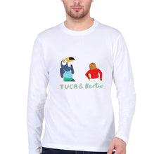 Load image into Gallery viewer, Tuca &amp; Bertie Full Sleeves T-Shirt for Men-White-Ektarfa.online
