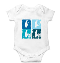 Load image into Gallery viewer, Penguins Kids Romper For Baby Boy/Girl-0-5 Months(18 Inches)-White-Ektarfa.online
