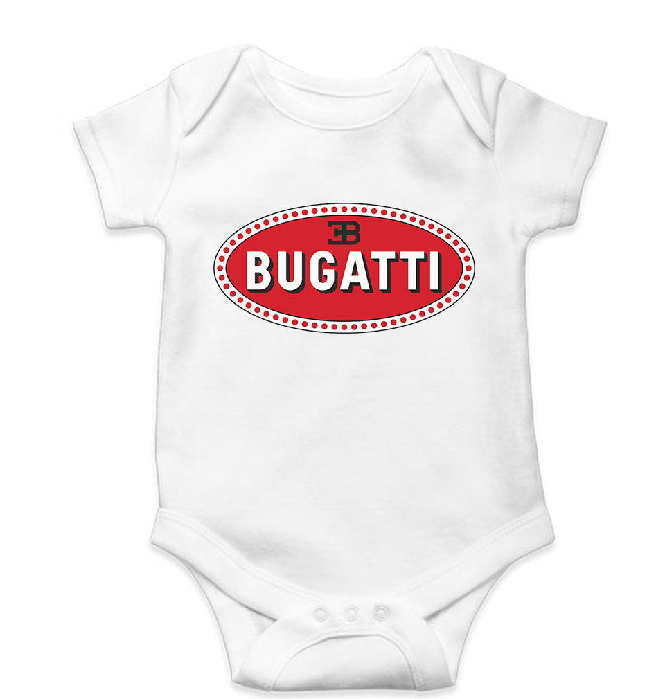Bugatti Kids Romper For Baby Boy/Girl-White-Ektarfa.online