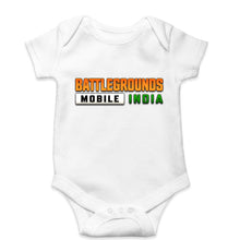 Load image into Gallery viewer, Battlegrounds Mobile India (BGMI) Kids Romper For Baby Boy/Girl-0-5 Months(18 Inches)-White-Ektarfa.online
