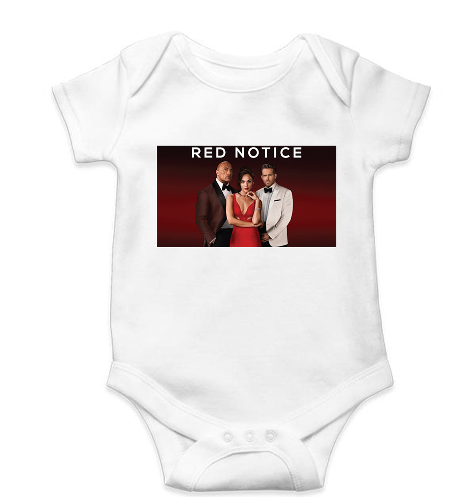 Red Notice Kids Romper For Baby Boy/Girl-White-Ektarfa.online