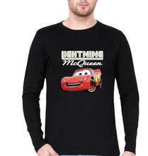 Load image into Gallery viewer, Lightning McQueen Full Sleeves T-Shirt for Men-Black-Ektarfa.online
