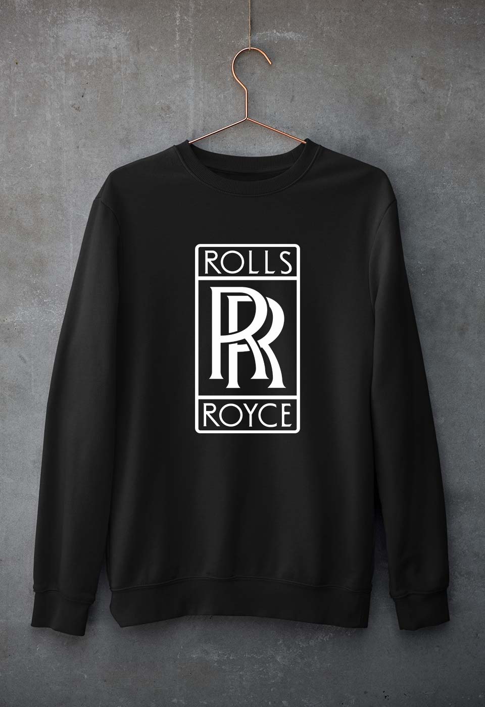 Sweat-shirt à Capuche Rolls Royce - Logo Brodé, Coupe Sweat-shirt à Capuche Rolls Royce - Logo Brodé, Coupe