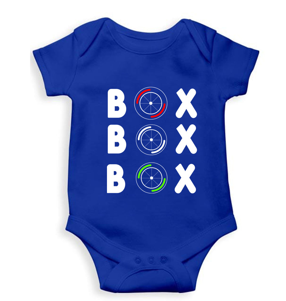 Formula 1(F1) Kids Romper For Baby Boy/Girl-0-5 Months(18 Inches)-Royal Blue-Ektarfa.online