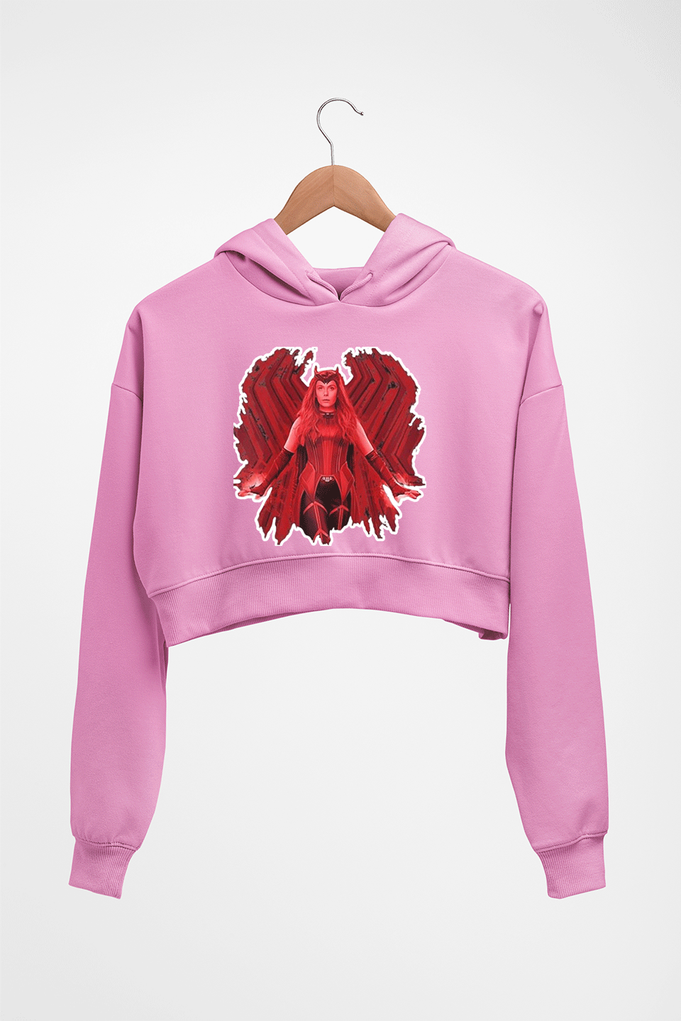 Wanda Crop HOODIE FOR WOMEN-Light Baby Pink-Ektarfa.online