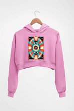 Load image into Gallery viewer, Psychedelic Peace and Love Crop HOODIE FOR WOMEN
