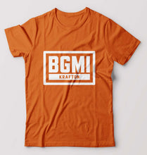 Load image into Gallery viewer, Battlegrounds Mobile India (BGMI) T-Shirt for Men-Orange-Ektarfa.online
