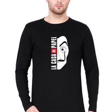 Load image into Gallery viewer, Money Heist Full Sleeves T-Shirt for Men-Black-Ektarfa.online
