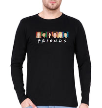 Load image into Gallery viewer, Friends Full Sleeves T-Shirt for Men-Black-Ektarfa.online
