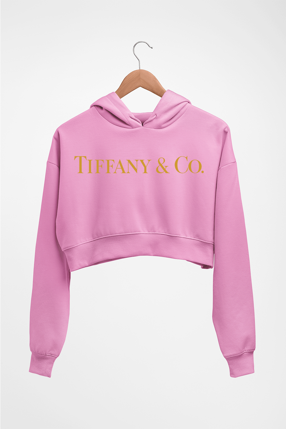 Tiffany & Co Crop HOODIE FOR WOMEN-Light Baby Pink-Ektarfa.online