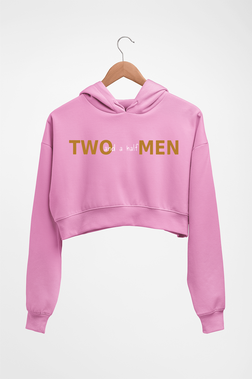 Two and a Half Men Crop HOODIE FOR WOMEN –