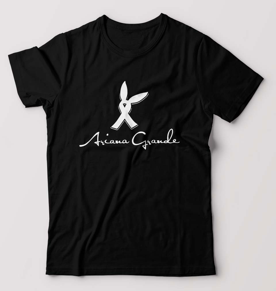 Ariana Grande T-Shirt for Men-S(38 Inches)-Black-Ektarfa.online