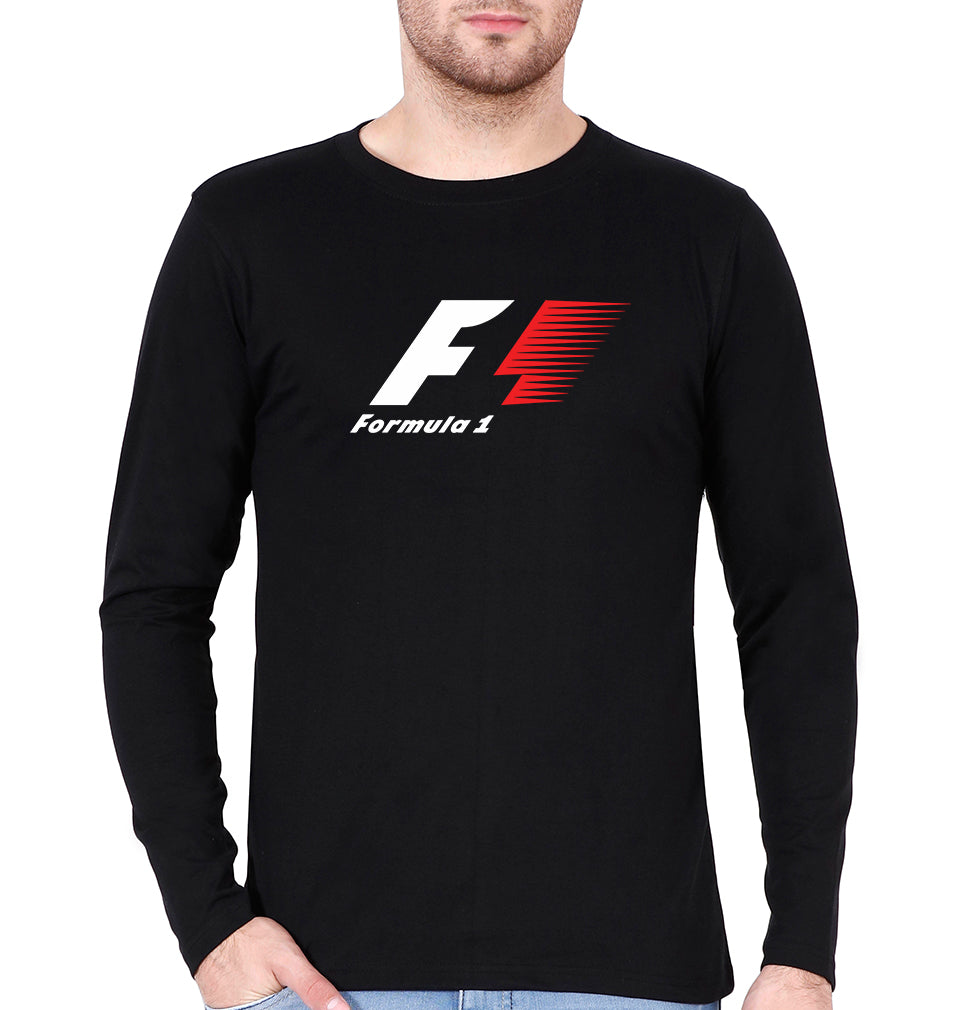 Formula1 (F1) Full Sleeves T-Shirt for Men-Black-Ektarfa.online