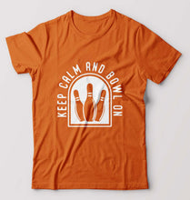 Load image into Gallery viewer, Bowling T-Shirt for Men-Orange-Ektarfa.online
