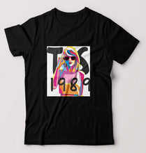 Load image into Gallery viewer, Taylor Swift T-Shirt for Men-S(38 Inches)-Black-Ektarfa.online
