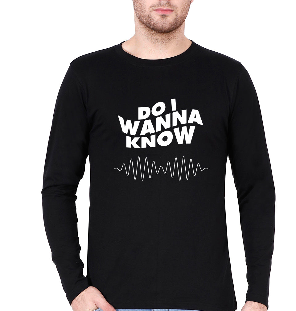 Arctic Monkeys Full Sleeves T-Shirt for Men-Black-Ektarfa.online