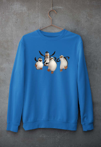 Penguins of Madagascar Unisex Sweatshirt for Men/Women-Royal Blue-Ektarfa.online