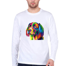 Load image into Gallery viewer, Dog Full Sleeves T-Shirt for Men-White-Ektarfa.online
