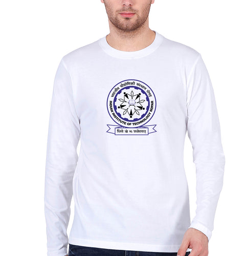 IIT Ropar(Punjab) Full Sleeves T-Shirt for Men-White-Ektarfa.online