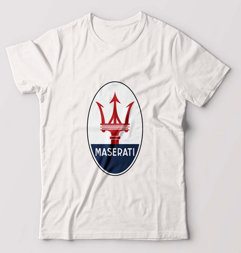 Maserati T-Shirt for Men-White-Ektarfa.online