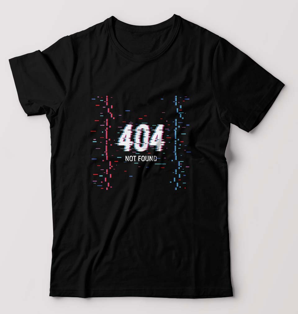 404 T-Shirt for Men-Black-Ektarfa.online