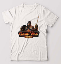 Load image into Gallery viewer, Game of War T-Shirt for Men-S(38 Inches)-White-Ektarfa.online
