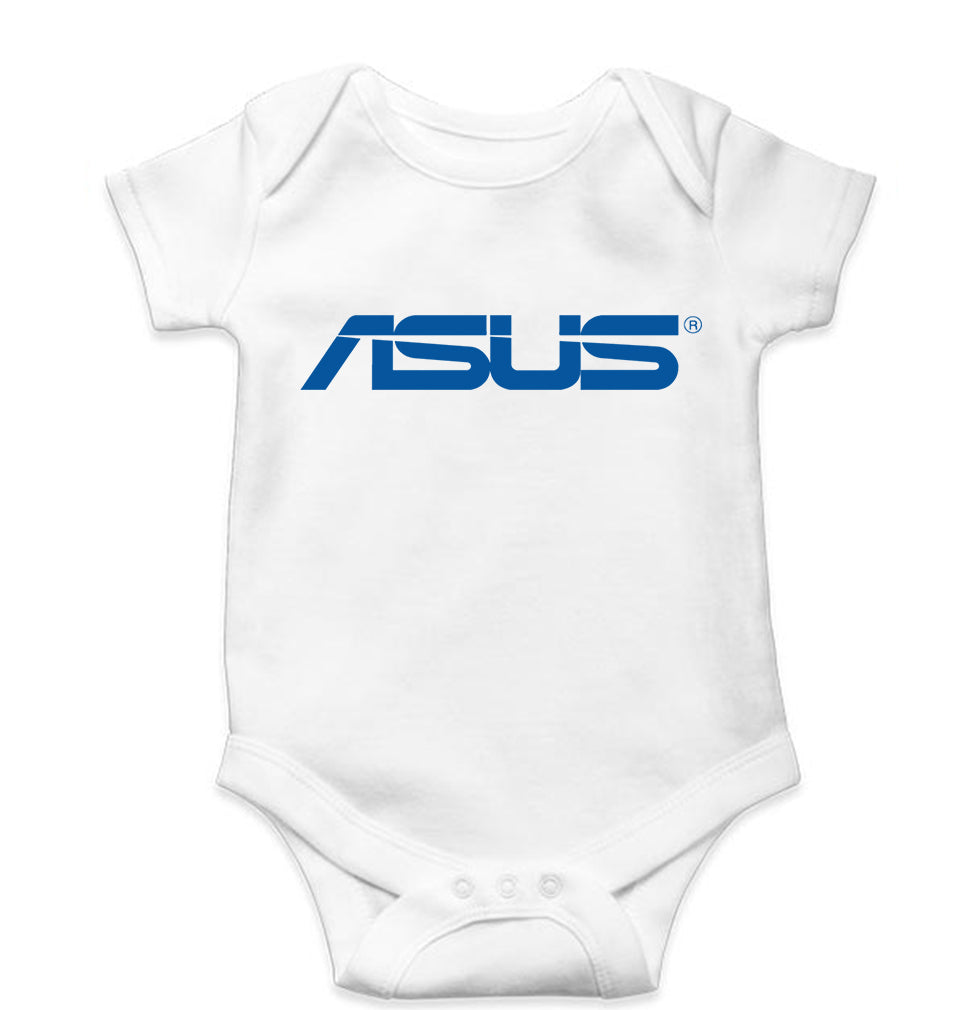 Asus Kids Romper For Baby Boy/Girl-0-5 Months(18 Inches)-White-Ektarfa.online